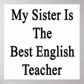 私の姉は英語最高のの先生 ポスター (正面)