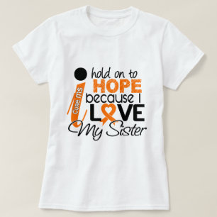 私の姉妹の多発性硬化MSのための希望 Tシャツ