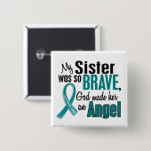私の姉妹は天使1の卵巣癌です 缶バッジ (正面&裏面)