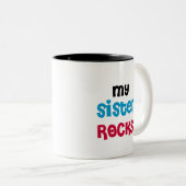 私の姉妹はTシャツおよびギフトを揺すります ツートーンマグカップ (正面右)