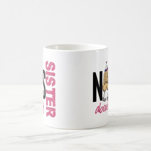 私の姉妹1のピンクについてのナット コーヒーマグカップ (中央)