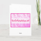 私の姪にハッピーバースデーかわいいカップケーキ カード (裏面)