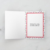 私の姪にハッピーバースデーかわいいカップケーキ カード (内部)