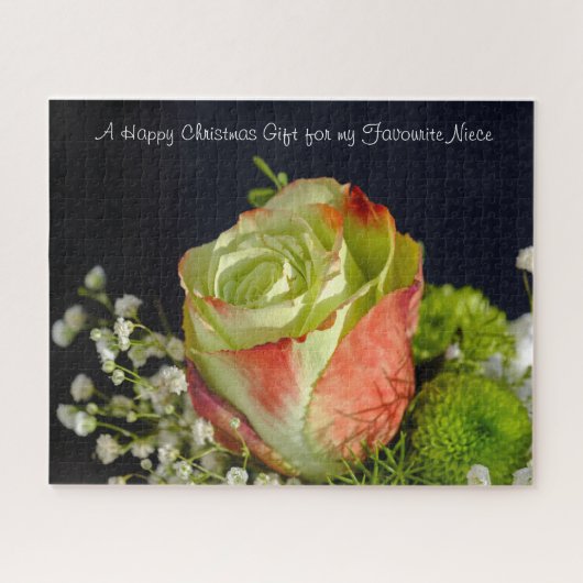 私の姪のための幸せなクリスマスプレゼント。 ジグソーパズル (横)