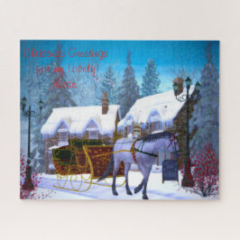 私の姪のための幸せなクリスマスプレゼント。 ジグソーパズル