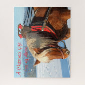 私の姪のための幸せなクリスマスプレゼント。 ジグソーパズル (縦)