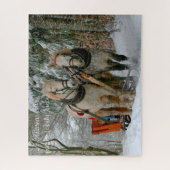 私の姪のための幸せなクリスマスプレゼント。 ジグソーパズル (縦)