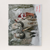 私の姪のための幸せなクリスマスプレゼント。 ジグソーパズル (縦)