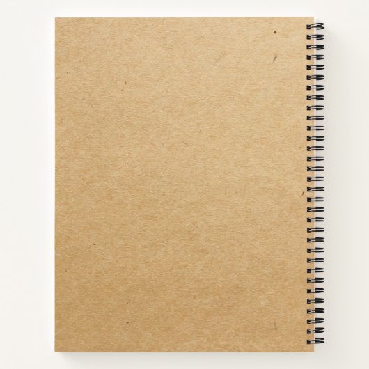 私の姪のノートパーソナライズされたに手紙カスタムを ノートブック (裏面)