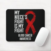 私の姪の戦いは私の血がんで待っている戦いだ マウスパッド (マウス)