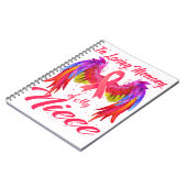 私の姪の翼の乳癌の愛情に満ちた記憶で ノートブック (左側)