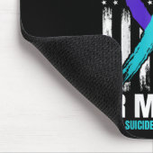 私の姪の自殺の思い出としてアメリカ認識度国旗B マウスパッド (コーナー)