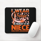 私の姪のRSD CRPS衣服用の認識度オレンジ マウスパッド (マウス)