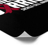 私の姪は戦士ブルゴーニュのリボン鎌セル ポスター (角)