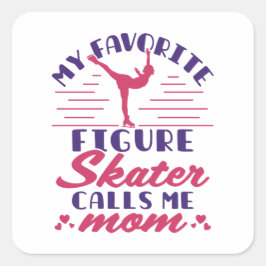 私の姿お気に入りのスケーターは私をママと呼ぶ スクエアシール