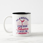 私の姿お気に入りのスケーターは私をママと呼ぶ ツートーンマグカップ (左)