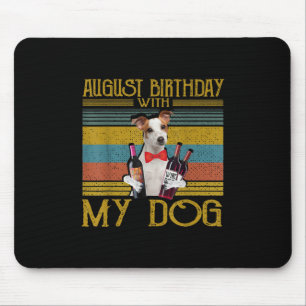 私の威厳があるジャック・ラッセル犬との誕生日2020 マウスパッド