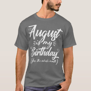 私の威厳がある誕生日Yesは全体の月のギおもしろいー Tシャツ