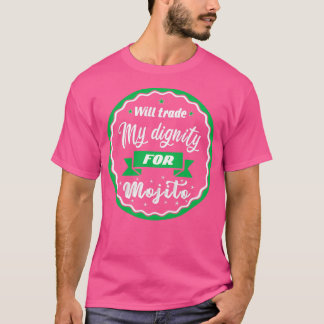 私の威厳をモヒトに変える Tシャツ