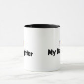 私の娘が大好きです マグカップ (中央)