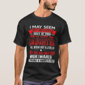 私の娘と台なしにしないで下さい! Tシャツ (正面)