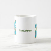 私の娘と同じように素晴らおもしろいしい家族引用文 コーヒーマグカップ (中央)