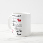 私の娘にとって、あなたはあなたより勇敢信じだ コーヒーマグカップ (正面左)