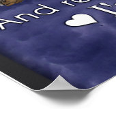 私の娘には、娘の誕生日ギフト、ベビーガール ポスター (角)