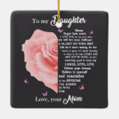 私の娘にセラミックオーナメント セラミックオーナメント (裏面)