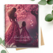 私の娘にピンクの文字メモリのキープサケカスタムの ノートブック