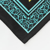 私の娘にライオンの贈り物、ライオンからの贈り物パパ フリースブランケット (角)