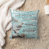 私の娘にライオン家族ギフト娘誕生日 クッション (ブランケット)