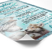 私の娘にライオン家族ギフト娘誕生日 フォトプリント            (角)