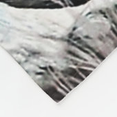 私の娘にライオン家族ギフト娘誕生日 フリースブランケット (角)