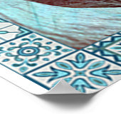 私の娘にライオン家族ギフト娘誕生日 ポスター (角)