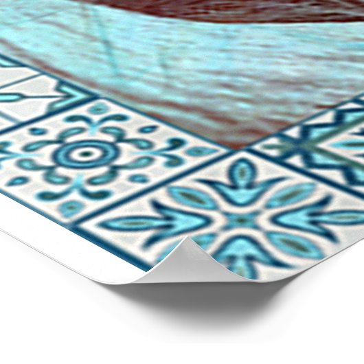 私の娘にライオン家族ギフト娘誕生日 ポスター (角)