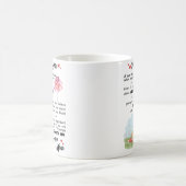 私の娘に母からマグカップ コーヒーマグカップ (中央)