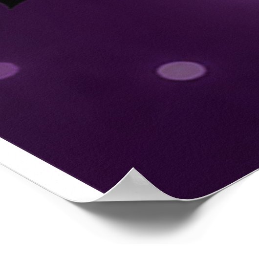 私の娘に蝶ギフト、娘の誕生日 ポスター (角)