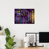 私の娘に蝶ギフト、娘の誕生日 ポスター (ホームオフィス)