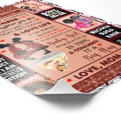 私の娘に誕生日ギフトかわいいママベビーギフト フォトプリント            (角)