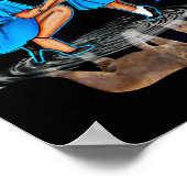 私の娘に誕生日ギフトかわいいママベビーギフト ポスター (角)