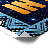 私の娘に誕生日ギフトかわいいママベビーギフト ポスター (角)