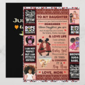 私の娘に誕生日ギフトかわいいママベビーギフト メニュー (正面/裏面)