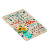 私の娘に贈り物,蝶の恋人,ひまわりプレゼント マグネット (右側)