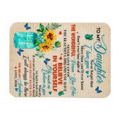 私の娘に贈り物,蝶の恋人,ひまわりプレゼント マグネット (横)