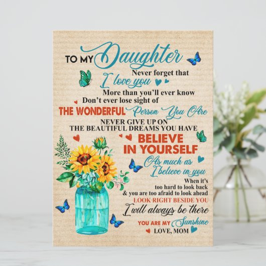 私の娘に贈り物，蝶の恋人，ひまわりプレゼント メニュー (スタンド正面)