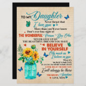 私の娘に贈り物,蝶の恋人,ひまわりプレゼント メニュー (正面/裏面)