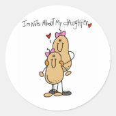 私の娘に関して ラウンドシール (正面)