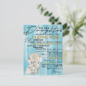 私の娘に |お子様へのプレゼント 招待状 (スタンド正面)