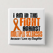 私の娘のための戦いのMSの多発性硬化 缶バッジ (正面)